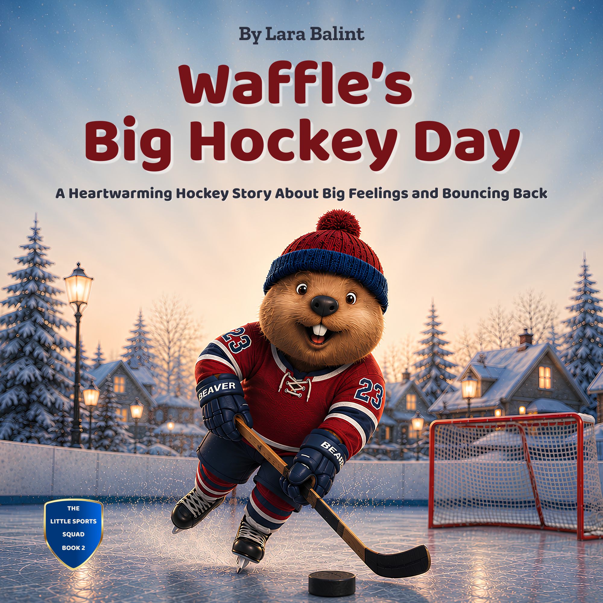 Waffle's Big Hockey Day book cover