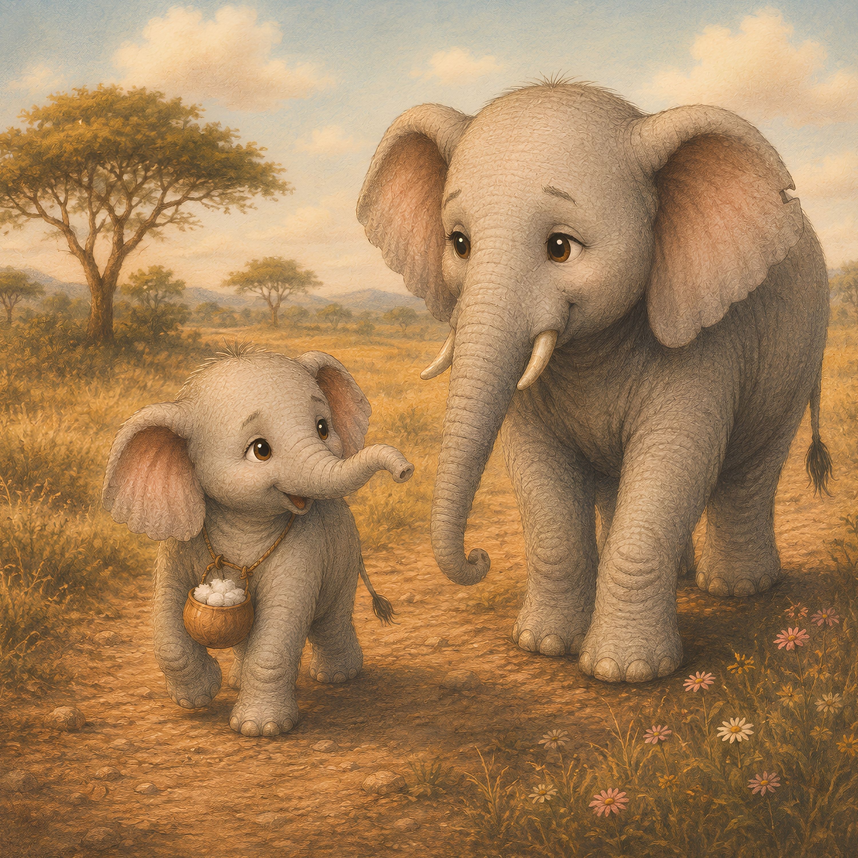 Interior illustration from Hold On Tight, Little One
