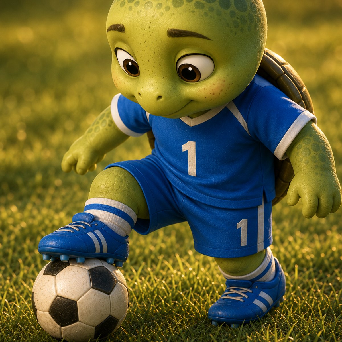 Interior illustration from Rio the Turtle's Big Goal