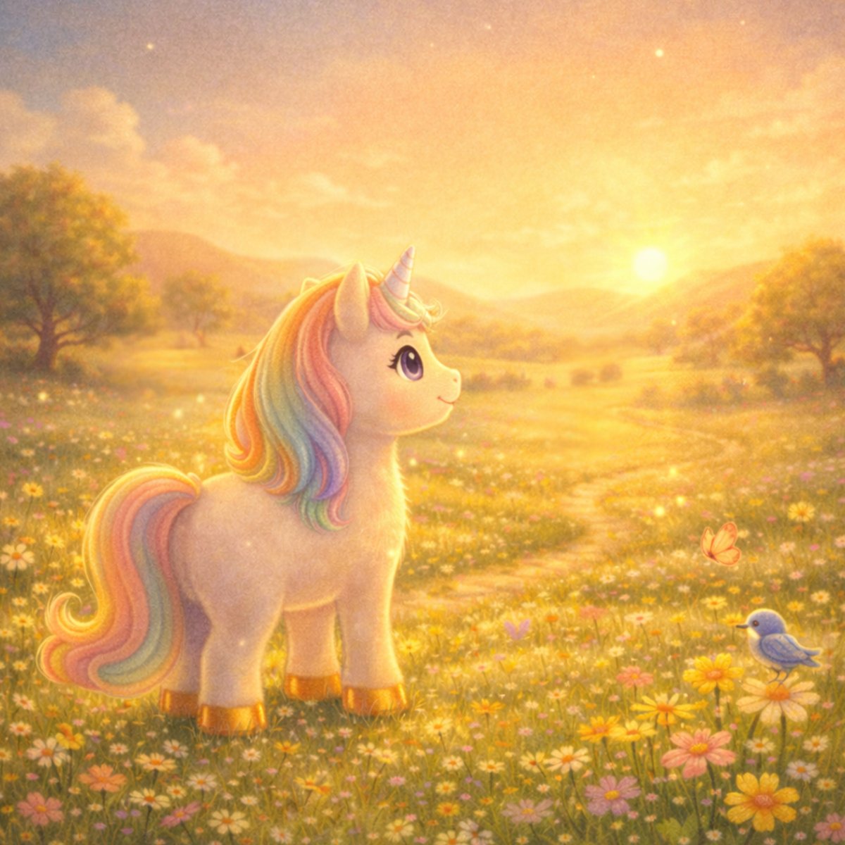 Interior illustration from Twinkle the Unicorn Asks: What Makes a Family?